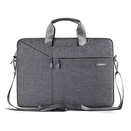 BOLSO PARA LAPTOP CAMPUS SLIM GRIS 15.6 WIWU