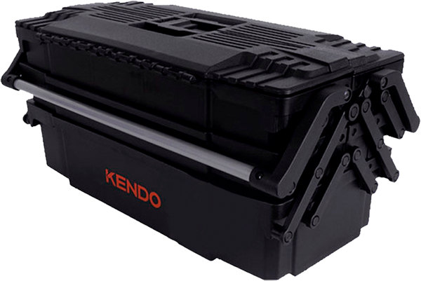 CAJA PLASTICA PARA HERRAMIENTA 5 COMPARTIMIENTOS KENDO 90275