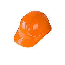 Casco naranja perilla barbiquejo 