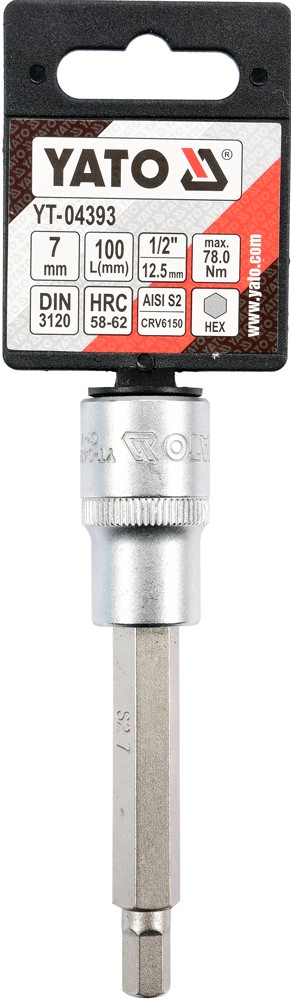 COPA ALLEN LARGA 7MM, 1/2 YATO YT-04393