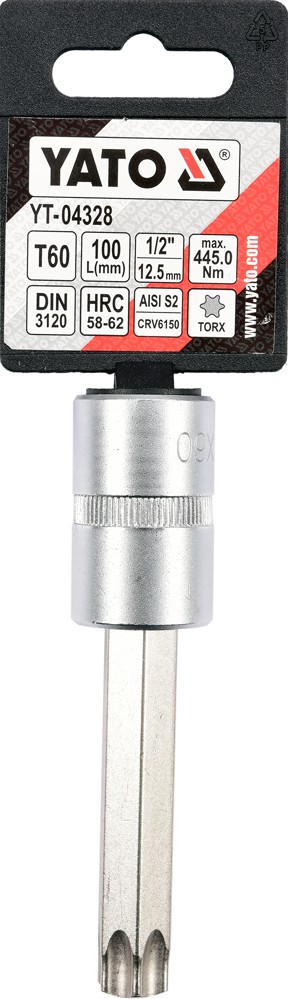 COPA LARGA TORX T-60,1/2 YATO