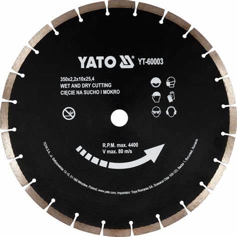 DISCO DE CORTE SEGMENTADO 14" YT-60003