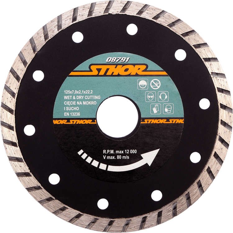 DISCO PARA CONCRETO TURBO 5" STHOR 08791