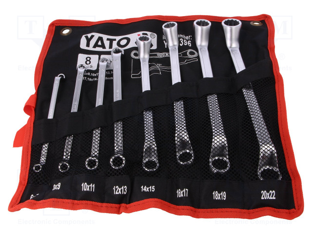 JGO LLAVES COLA CORONA SET 12 PCS 8-19MM YATO