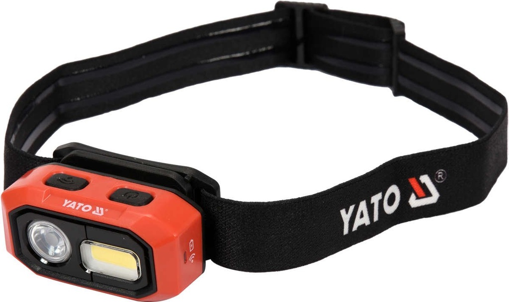 LINTERNA PARA CABEZA 480lm USB YATO YT-08592