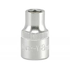 YT-3803 COPA CORTA HEXAGONAL 8MM 3/8" 6 PT CRV