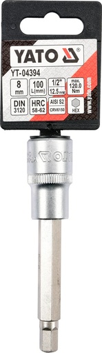 COPA ALLEN LARGA 8MM, 1/2 YATO YT-04394