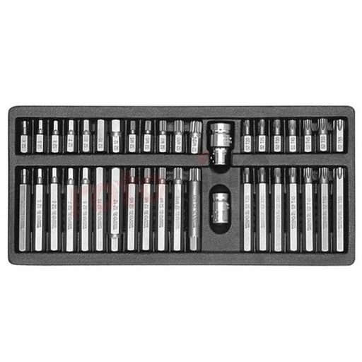 [YT-0400] JUEGO DE PUNTAS MIXTAS /HEX, TORX, SPLINE/ 40PCS YATO YT-0400