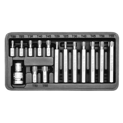 [YT-0411] PUNTAS TORX 15 pcs YT-0411