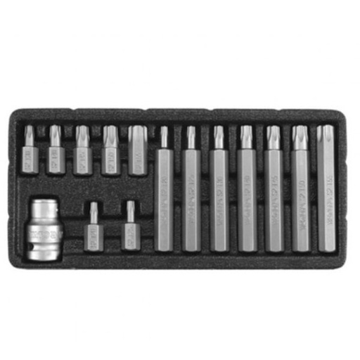 [YT-0417] PUNTAS TORX SECURITY T20-T55 15PCS YATO YT-0417