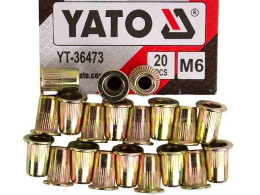 REMACHES ROSCABLE M6, 20 PCS YATO YT-36473