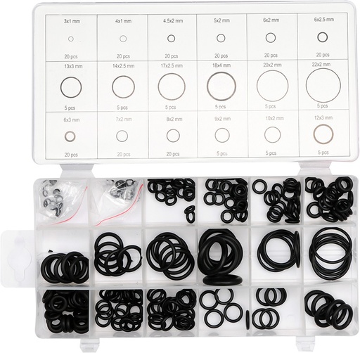 [YT-06877] SEGURO O- RING CAJA 225 PCS SET, MIX YATO YT-06877