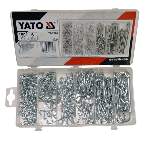 SEGURO SPRING 150 PCS SET, MIX YATO YT-06883