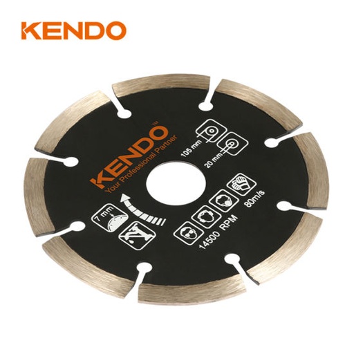 [61111112] DISCO CORTE SEGMENTADO 4 1/2" KENDO 61111112